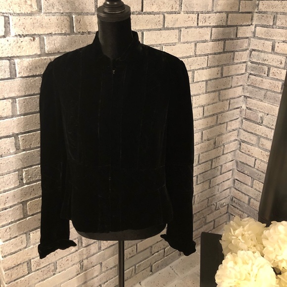 Black Velvet I.N.C. Jacket ๐น๐ - Picture 4 of 8